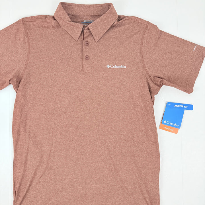 Translation missing: en.Columbia Men's Carter Short Sleeve Performance Crest Polo -Spice-Size Small
