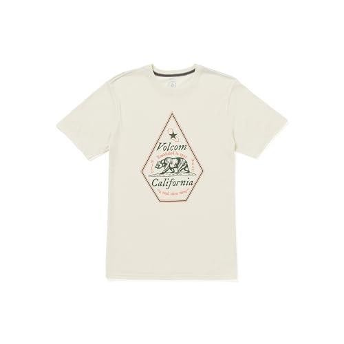 Translation missing: en.Volcom Men's Calinice Time California State Tee, Off White Heather, Large