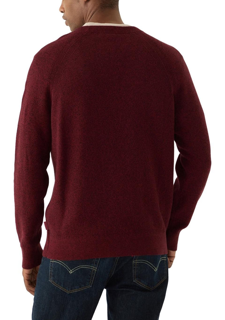 Translation missing: en.Michael Kors Mouline Sweater Dark Brandy Size Medium  Men's Modern-Fit Textured