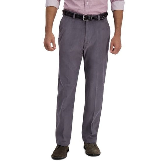 Translation missing: en.Haggar Men's Classic-Fit Premium Stretch Corduroy Pants Charcoal Grey-36x30