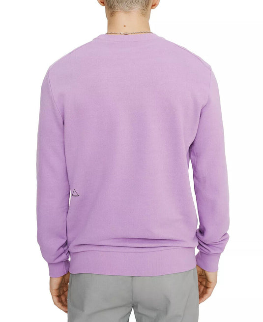 Translation missing: en.Eleven Paris Men's Floral Skull Fleece Sweatshirt in African Violet - Size 2XL
