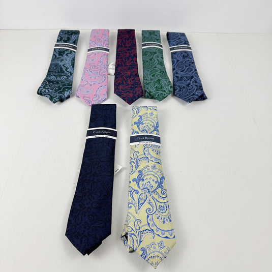 Translation missing: en.Club Room Men's Premium Ties Paisley Business Wedding Formal New Fast Ship -O/S