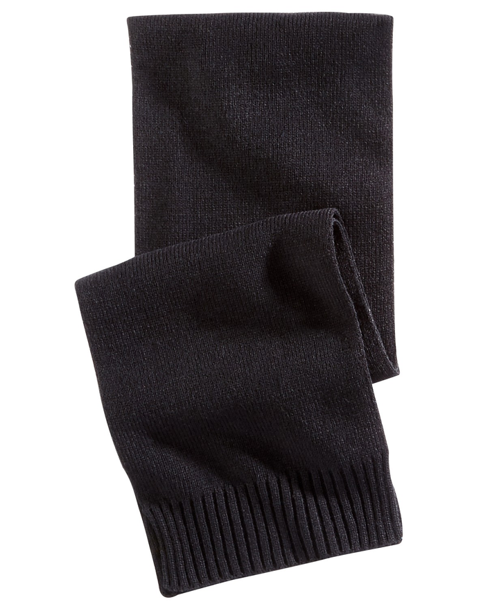 Translation missing: en.Alfani Men's Space-Dyed Scarf Black 65 x 9