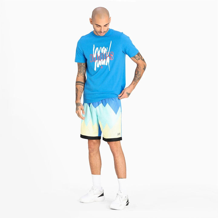 Translation missing: en.PUMA Men's Scholarship Basketball Shorts Bluemazing- Size Small
