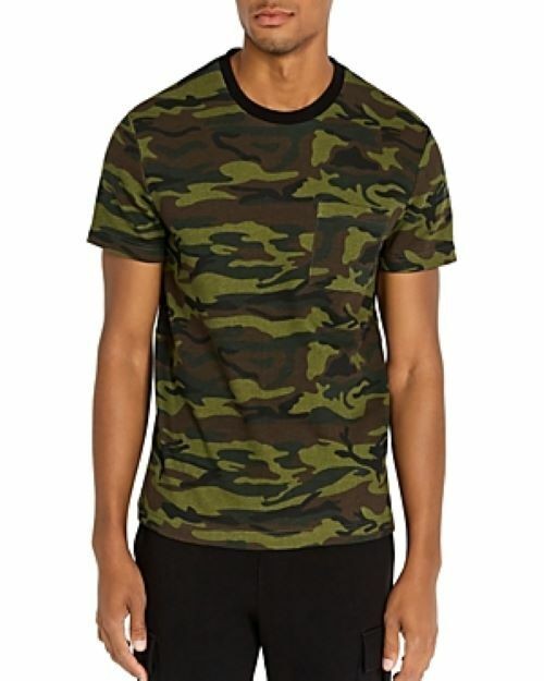 Translation missing: en.Avirex Camo French Terry Crew Neck Tee-Size Medium