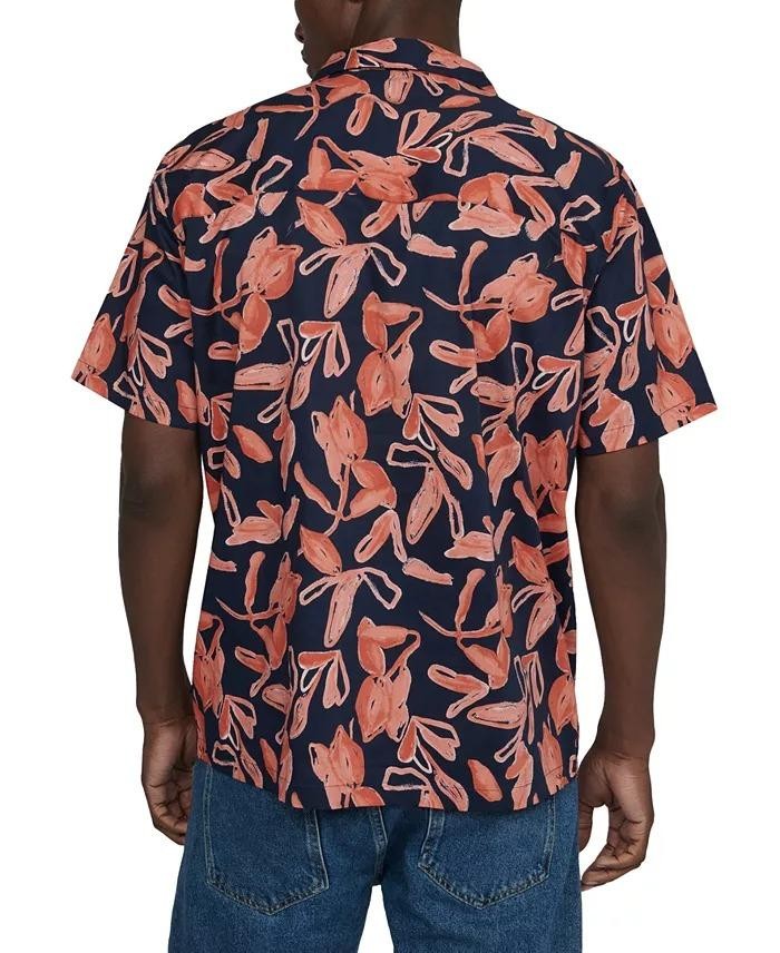 Translation missing: en.Matinique Men's Regular-Fit Abstract Graphic Shirt - Faded Rose-Size Large