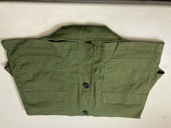 Translation missing: en.PS Paul Smith Convertible Collar Jacket in Olive Green-Size XS