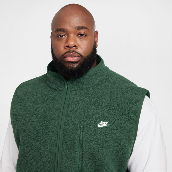 Translation missing: en.Nike Sportswear Club Men's Fleece Winterized Zip-Front Vest - Fir/White-Medium