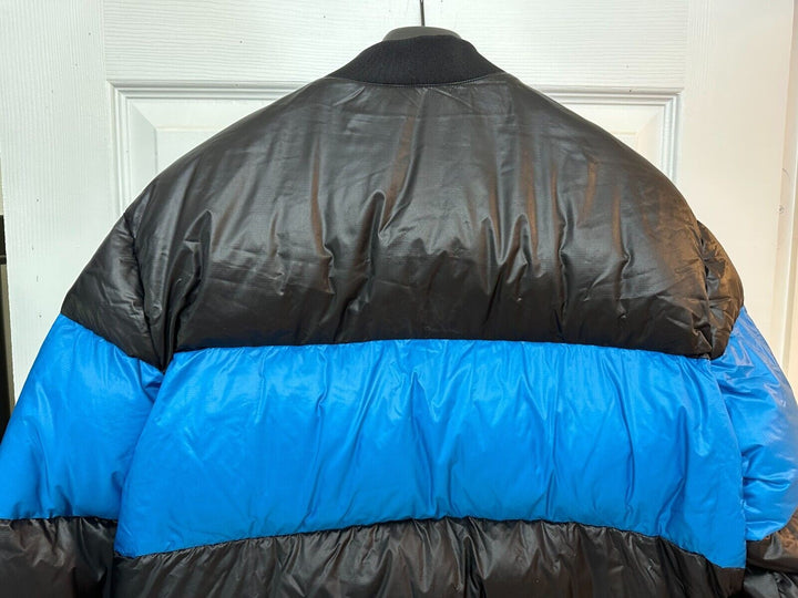 Translation missing: en.DSQUARED2 Men's Down Color-block Puffer Jacket in Black/Blue_Size EU 50 US L 40