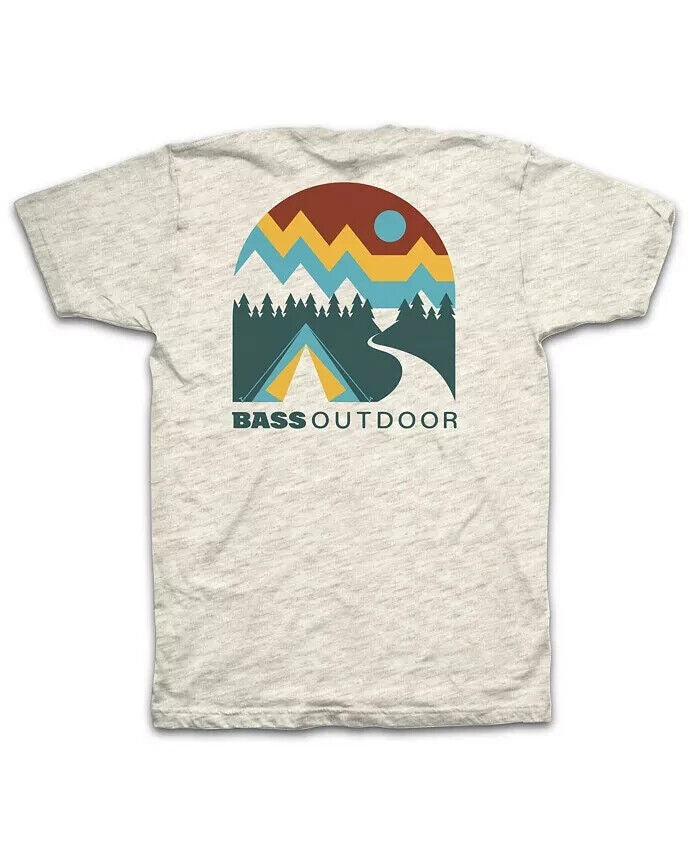 Translation missing: en.Bass Outdoor Men's Campadre T-shirt in Oatmeal Heather-Small