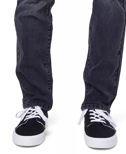 Translation missing: en.Lazer Men's Skinny Fit Stretch Distressed Jeans Winsor Washed Black- 30x30