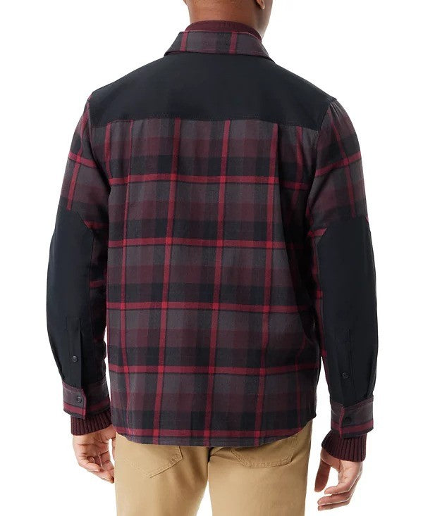 Translation missing: en.Bass Outdoor Shacket Men's Large Cabernet Utility Brushed Twill Shirt Jacket