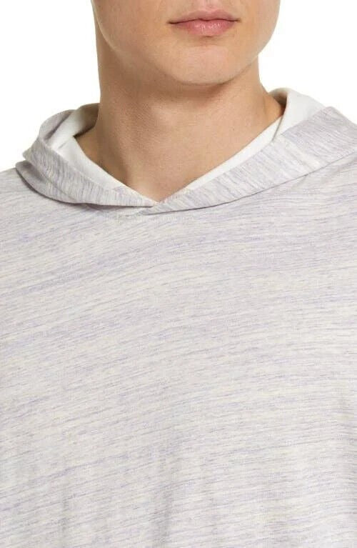 Translation missing: en.Vince Men's Space Dye Cotton Hoodie in Pale Purple-XL