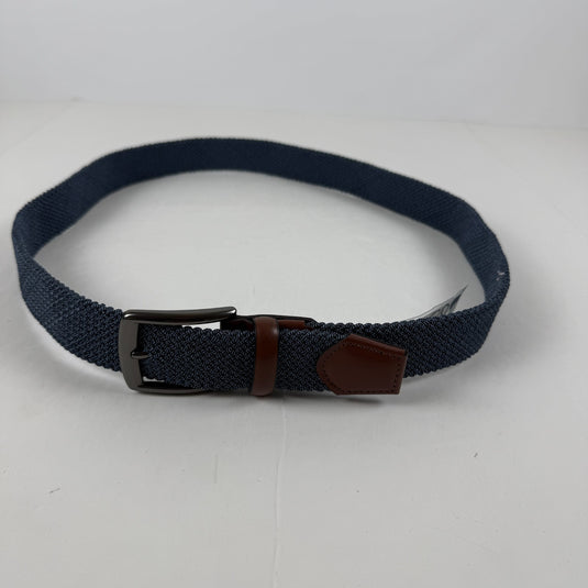 Translation missing: en.Perry Ellis Portfolio Men's Happy Blue Stretch Woven Belt - Denim- Small 30-32W
