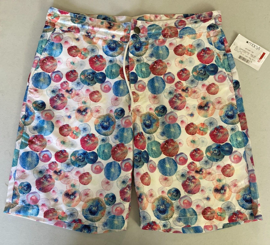 Translation missing: en.Brooklyn Brigade Men's Standard-Fit 9" Jellyfish Board Shorts Multi-Large 36-38W