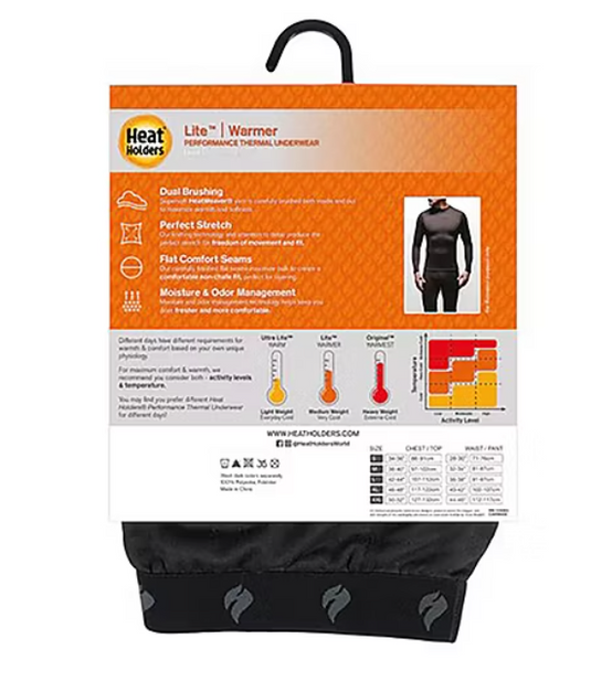 Translation missing: en.Heat Holders Pants Mens Small  Iron Grey Lite Karl Thermal Base Layer Med Weight
