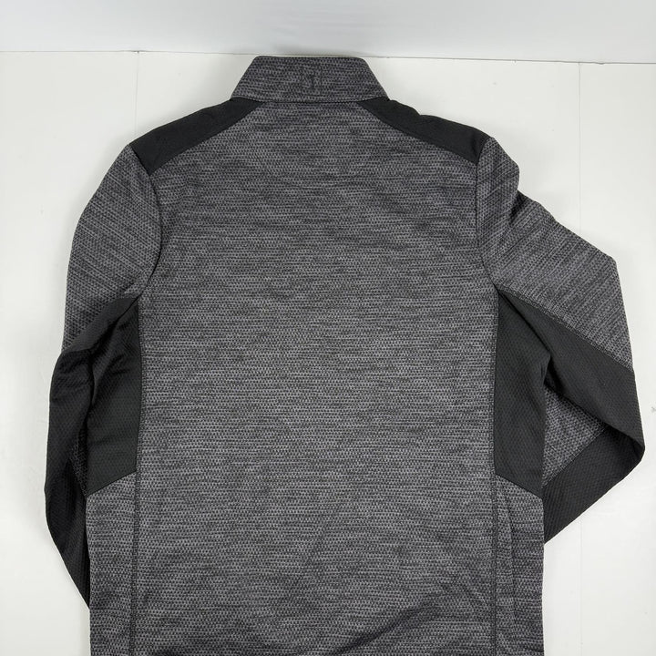 Translation missing: en.PGA Tour Golf Sweater Caviar Hthr Size Medium Two-Tone Space-Dyed Quarter-Zip