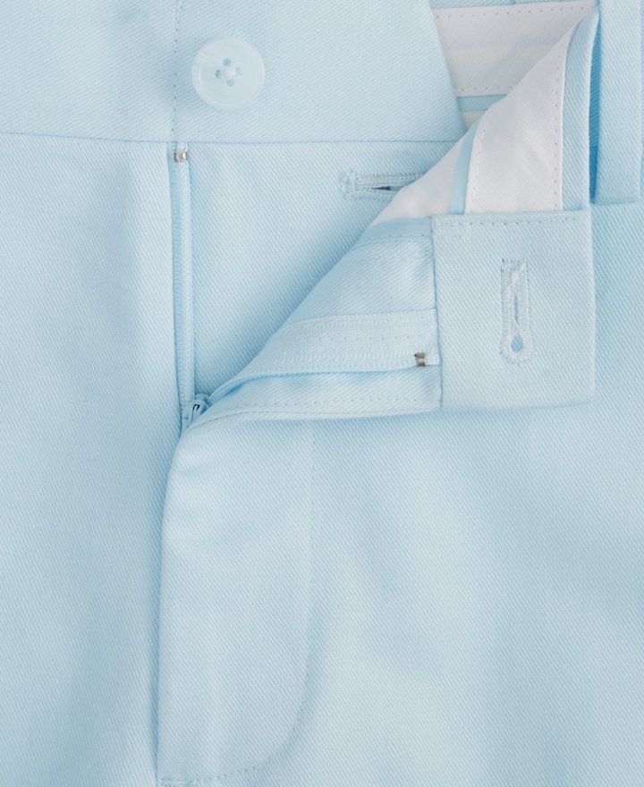 Translation missing: en.Mode of One Slim Fit Cotton-Linen Dress Pants Delicate Blue-30x30