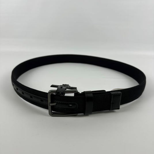 Translation missing: en.The Men's Store at Major Dept Store Tubular Mesh Black Belt-Medium 34-36