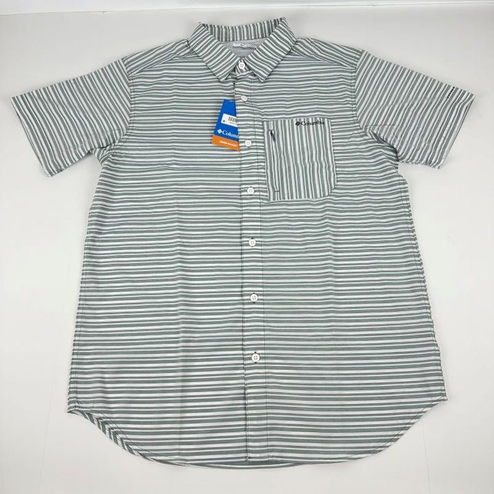 Translation missing: en.Columbia Mens Twisted Creek III Short Sleeve Shirt Green-Medium