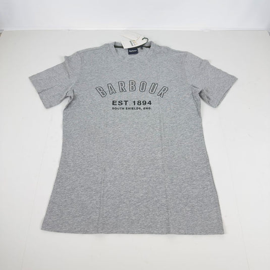 Translation missing: en.Barbour Men's Calvert Cotton/Modal Sleep T-Shirt in Light Grey Marl-Small