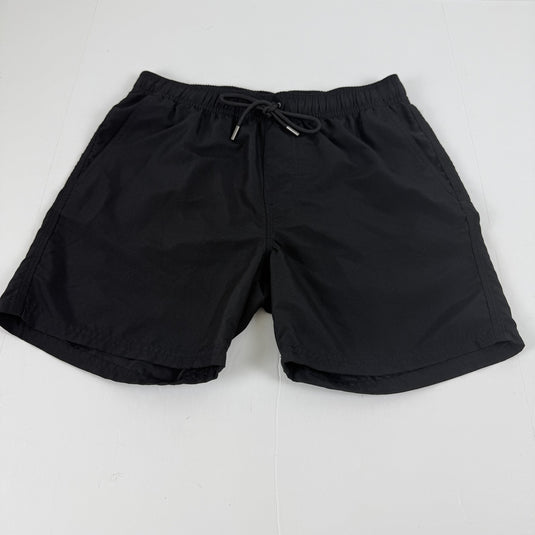 Translation missing: en.Cotton On Men's Kahuna Drawstring Shorts 5in Inseam Pockets Black-Small
