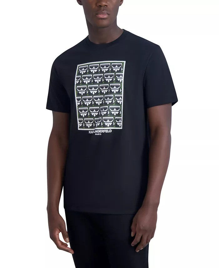Translation missing: en.Karl Lagerfeld Paris Logo Graphic T-Shirt Men's Small Black Multiplied Kocktail