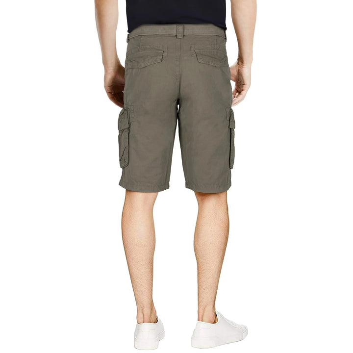 Translation missing: en.RAW X Men's Belted Classic Fit 12.5" Cotton Cargo Shorts Stone-50W