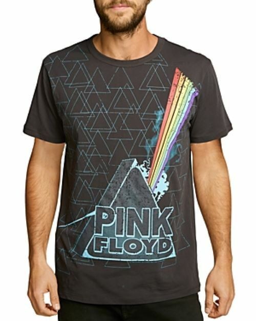 Translation missing: en.Chaser Men's Cotton Pink Floyd PRISM TRIANGLES Tee Vintage Black-Small