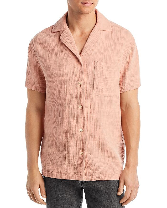 Translation missing: en.Joe's Jeans Men's Reg-Fit Charlie Camp Shirt in Dusty Clay-Large