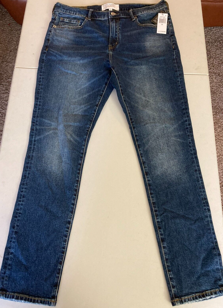 Translation missing: en.Sanctuary Men's Slim-Fit Jeans in Dark Blue-Size 36x32