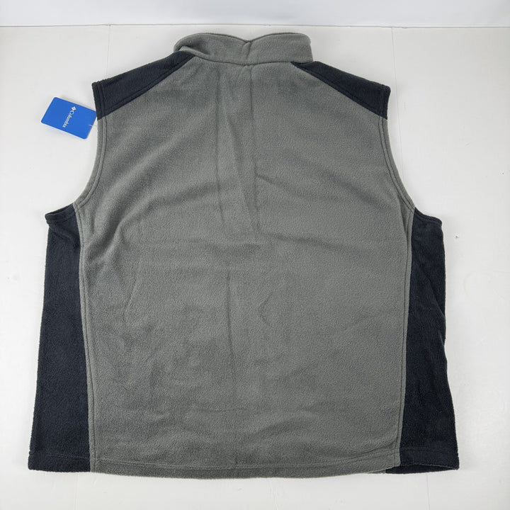 Translation missing: en.Columbia Men's Steens Mountain Fleece Vest - Grill Grey &amp; Black-Size 2XL
