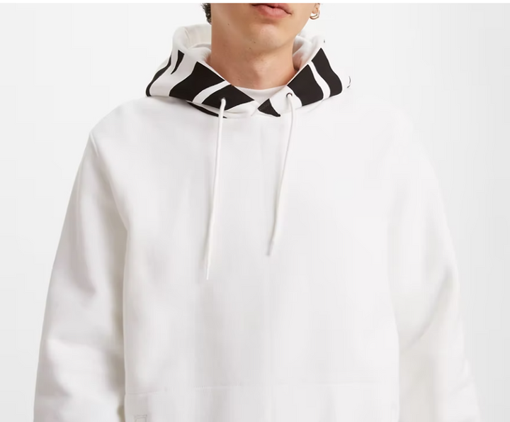 Translation missing: en.Levi's Men's Relaxed Fit Skate Graphic Pullover Hoodie in Zebra White-XL