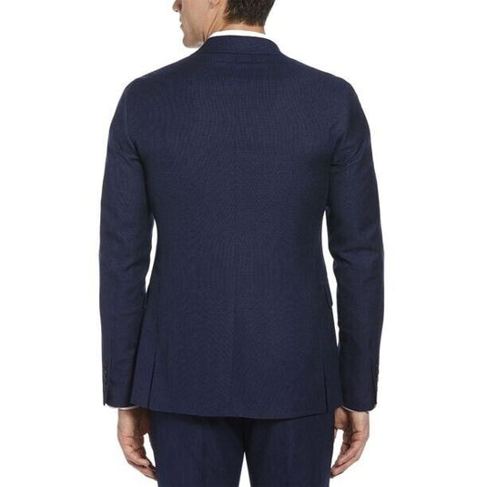 Translation missing: en.AX Armani Exchange Men's Modern-Fit Wool Pindot Blazer in Midnight Blue-42L