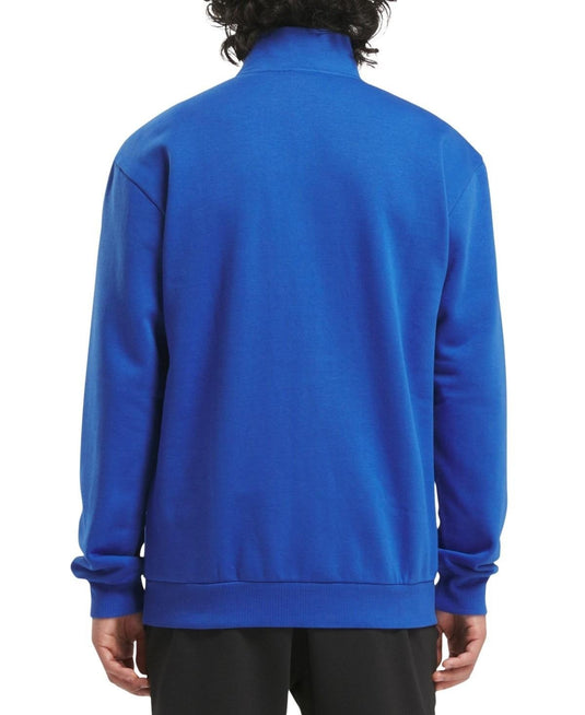 Translation missing: en.Reebok Men's Identity Small Logo Fleece 1/4 Zip Sweatshirt, Boundless Blue Small