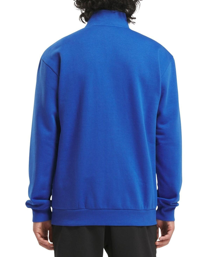 Translation missing: en.Reebok Men's Identity Small Logo Fleece 1/4 Zip Sweatshirt, Boundless Blue Small