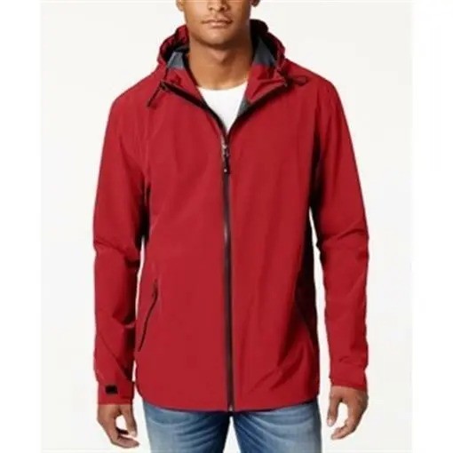 Translation missing: en.32 Degrees Men's Storm Tech Hooded Rain Jacket Crimson-Small