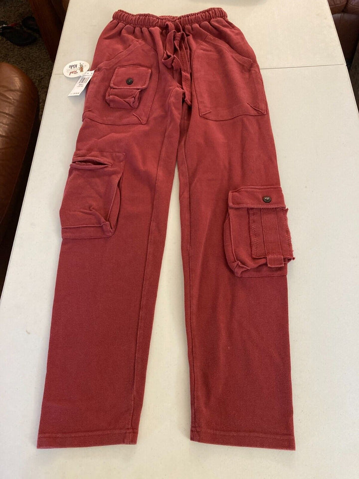 Translation missing: en.The Rad Black Kids Italian Hunting Pants Maroon-Size Small