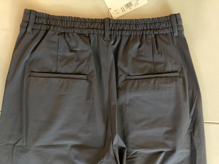 Translation missing: en.Zucca Men's 4 Carvico Cropped Pleated Trousers in Navy-Small