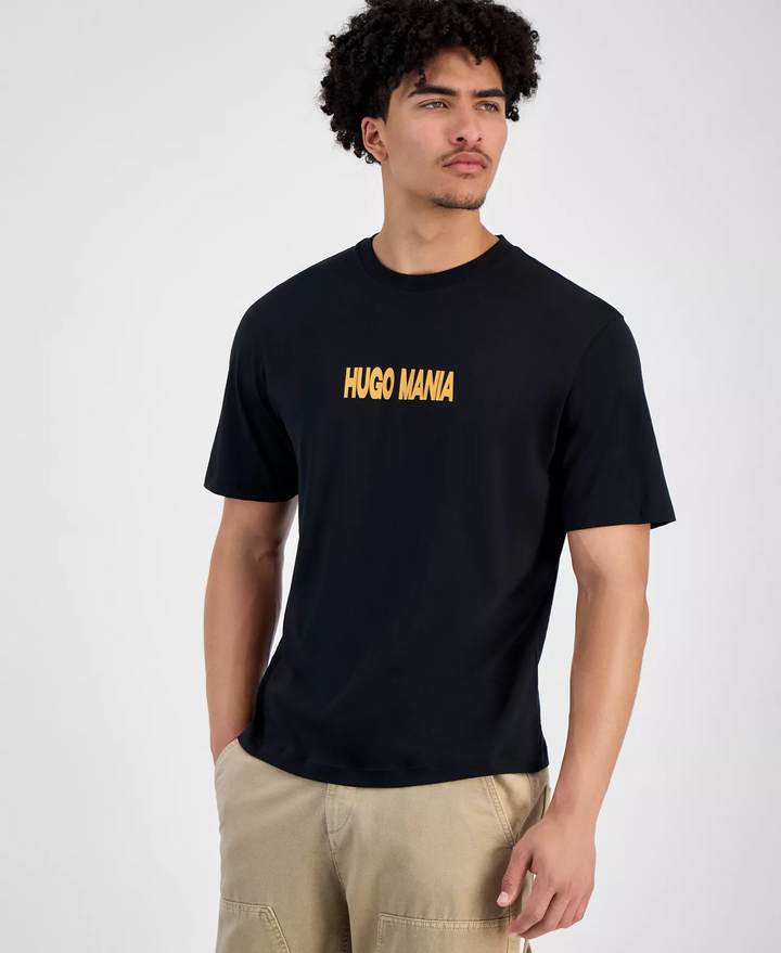 Translation missing: en.Hugo Boss Men's Hugo Mania Logo Graphic T-Shirt - Black-2XL