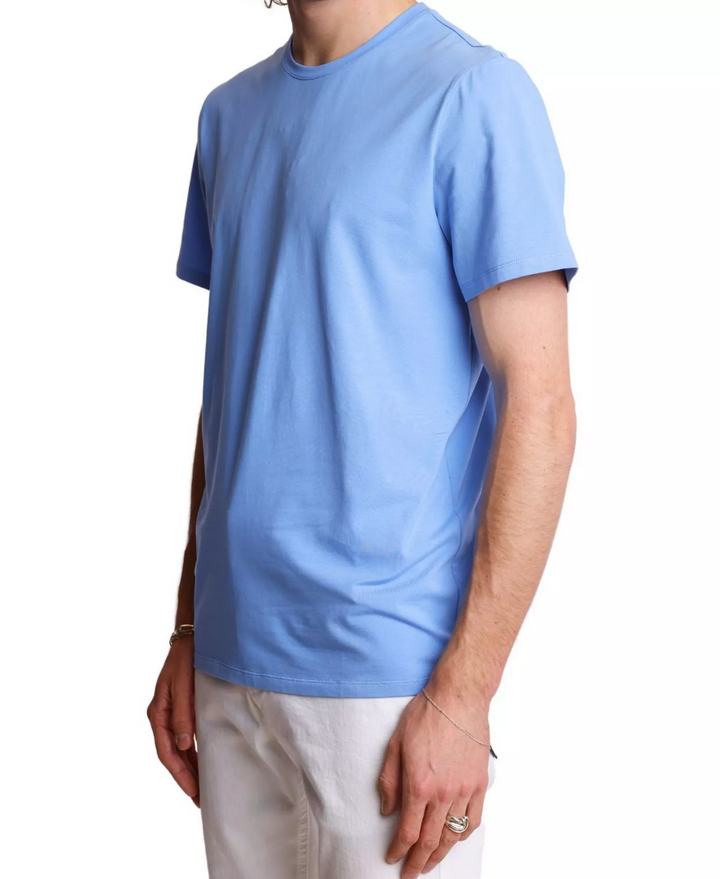 Translation missing: en.Paisley &amp; Gray Mens Lucas Slim Fit Short Sleeve Crewneck T-Shirt Easy Blue-2XL