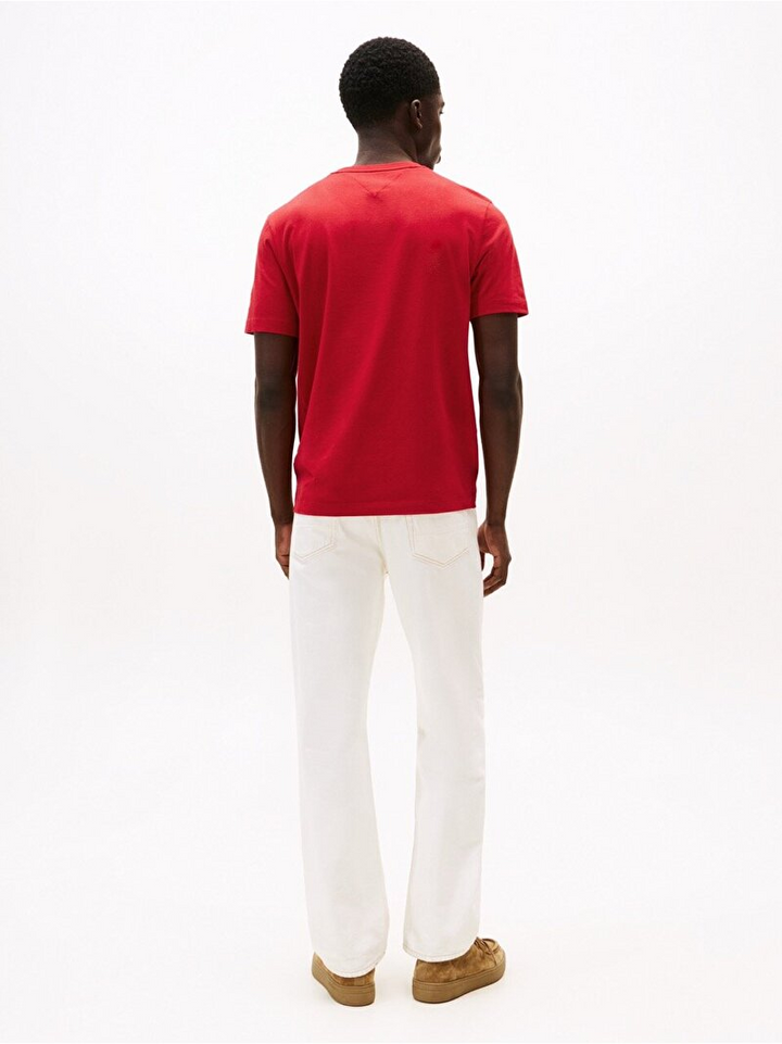 Translation missing: en.Tommy Hilfiger Men's Essential Solid Pocket T-Shirt - Primary Red-Medium
