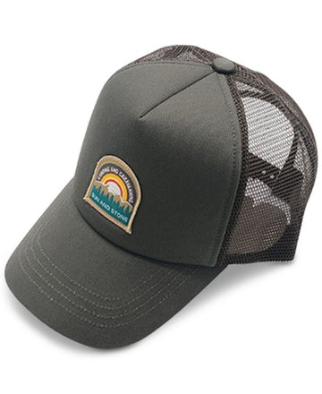 Translation missing: en.Sun + Stone Mens Mountain Graphic Hat Dark Green-O/S