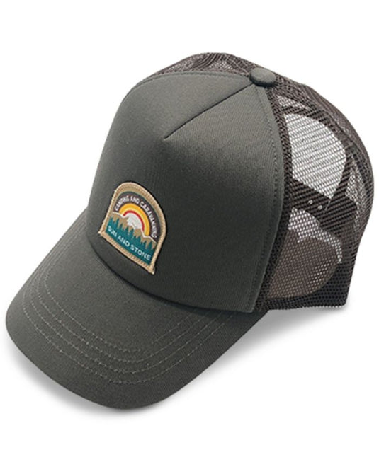 Translation missing: en.Sun + Stone Mens Mountain Graphic Hat Dark Green-O/S