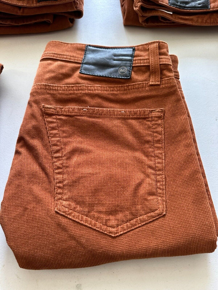 Translation missing: en.AG Tellis Men's Modern Slim Fit Corduroy Jeans in Clay Stone-31/34
