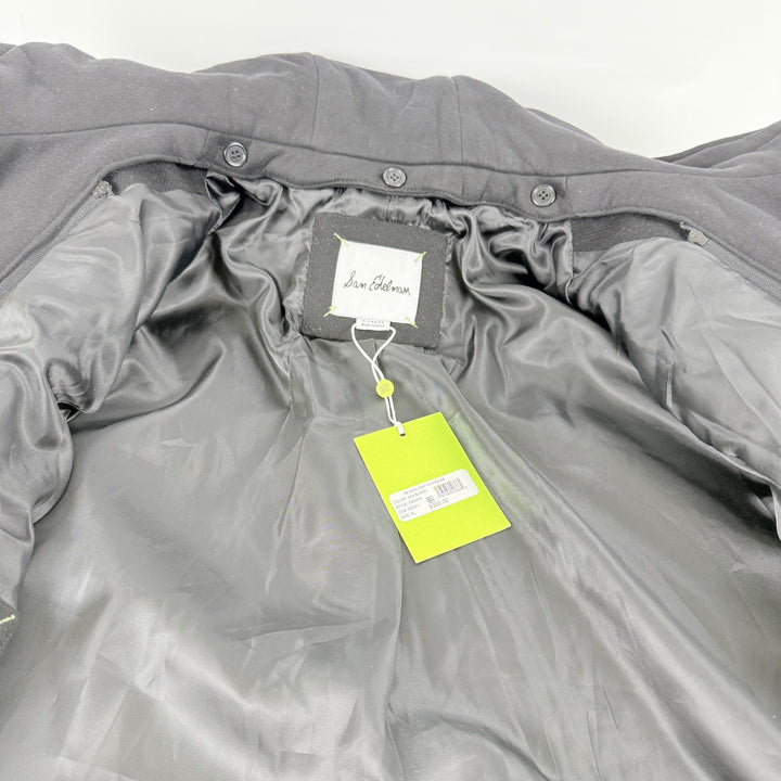 Translation missing: en.Sam Edelman Men's Hooded Wool Blend Coat With Bib - Black-Size XL
