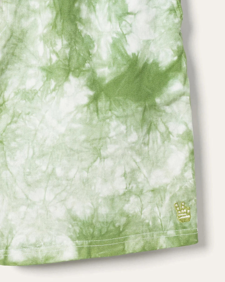 Translation missing: en.Junk Food Clothing Men's Tie Dye Twill Ford Shorts in Sage- Size 2XL