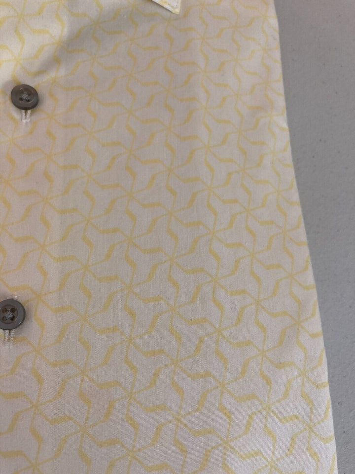 Translation missing: en.Alfani Men's Slim Fit 2-Way Stretch Performance Dress Shirt in Yellow-14-14.5 32
