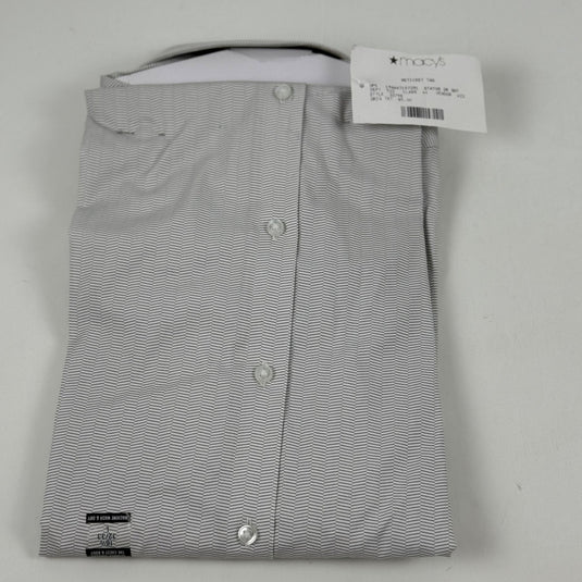 Translation missing: en.Calvin Klein Mens Steel Reg Fit Stretch Wrinkle Free Dress Shirt Grey-16.5 32/33