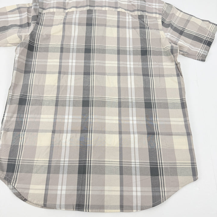 Translation missing: en.Columbia Men's Rapid Rivers II Short Sleeve Plaid Shirt Flint Grey-Size Small